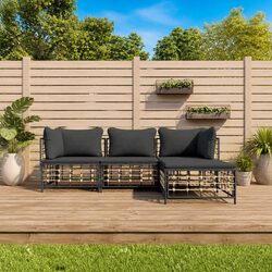 Reliable 4 Piece Garden Lounge Set with Comfort and Value