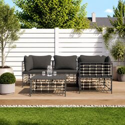 Comfortable 5-Piece Lounge Set for Outdoor Enjoyment