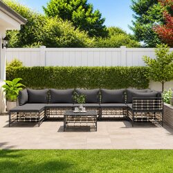 Quality Outdoor Lounge Set: 8-Piece Comfort and Style