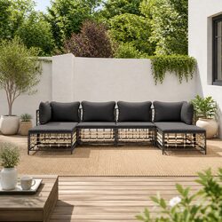 Value-Driven 6-Piece Modular Lounge Set for Outdoors