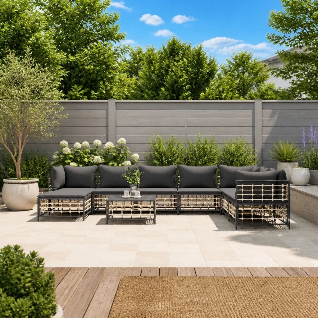 9 Piece Garden Lounge Set