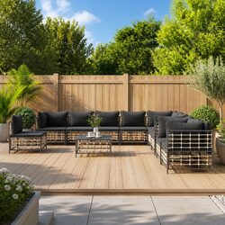 Comfortable 11-Piece Garden Lounge Set for Your Home