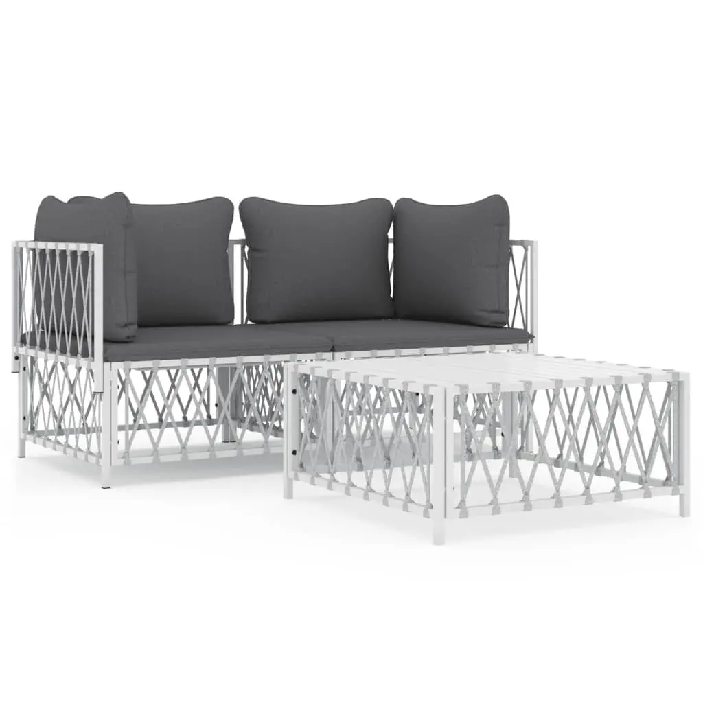 3 Piece Garden Lounge Set for Lasting Comfort