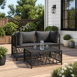 Comfortable and Reliable 3 Piece Garden Lounge Set