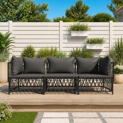 Reliable 3 Piece Garden Lounge Set for Outdoor Comfort