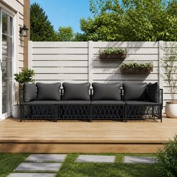 Reliable 4 Piece Garden Lounge Set: Comfort Meets Value