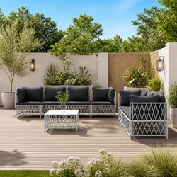 Value and Comfort in 8-Piece Garden Lounge Set