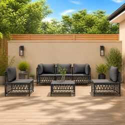 Value-Driven Outdoor 6 Piece Lounge Set