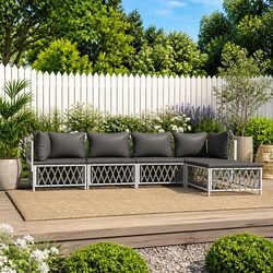 Comfortable and Practical 5-Piece Garden Lounge Set
