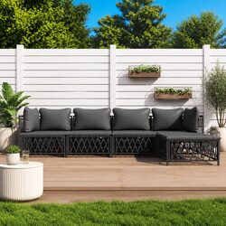 Reassuring 5 Piece Lounge Set for Your Outdoor Comfort