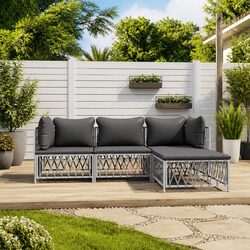 Comfort-Focused 4-Piece Garden Lounge Set