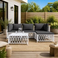 Outdoor 5 Piece Lounge Set - Sturdy and Stylish