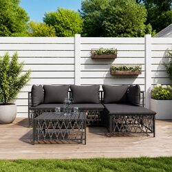 Comfortable and Durable 5-Piece Outdoor Lounge Set