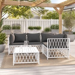 Comfort and Value: 5-Piece Garden Lounge Set