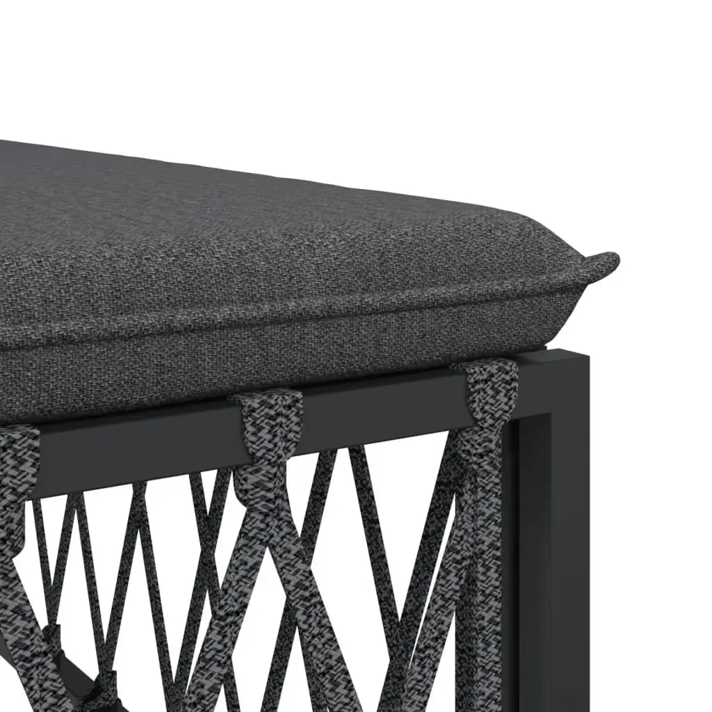 Garden Lounge Set Modular Outdoor Seating 6 Piece Anthracite