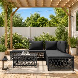 Quality and Value in Our 6 Piece Garden Lounge Set
