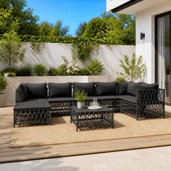 Comfortable and Versatile 8-Piece Outdoor Lounge Set
