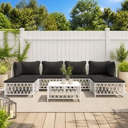 Comfortable 7 Piece Garden Lounge Set: Value and Quality