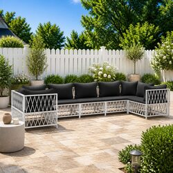Reliable 7 Piece Outdoor Lounge Set with Quality Build