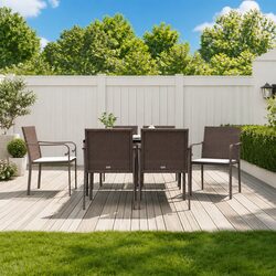 Comfortable and Affordable 7 Piece Garden Dining Set