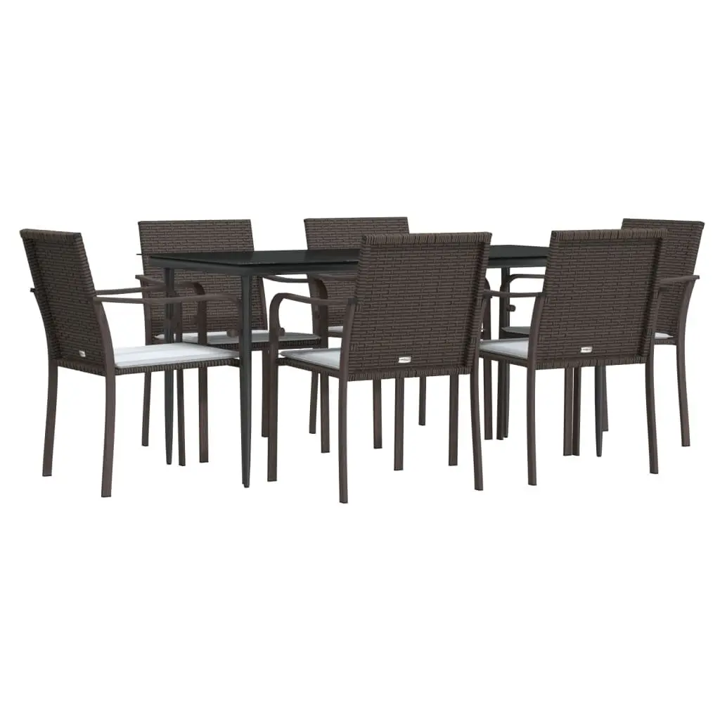 7-Piece Garden Dining Set for Outdoor Enjoyment