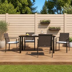 Comfortable 5-Piece Garden Dining Set for Outdoor Living