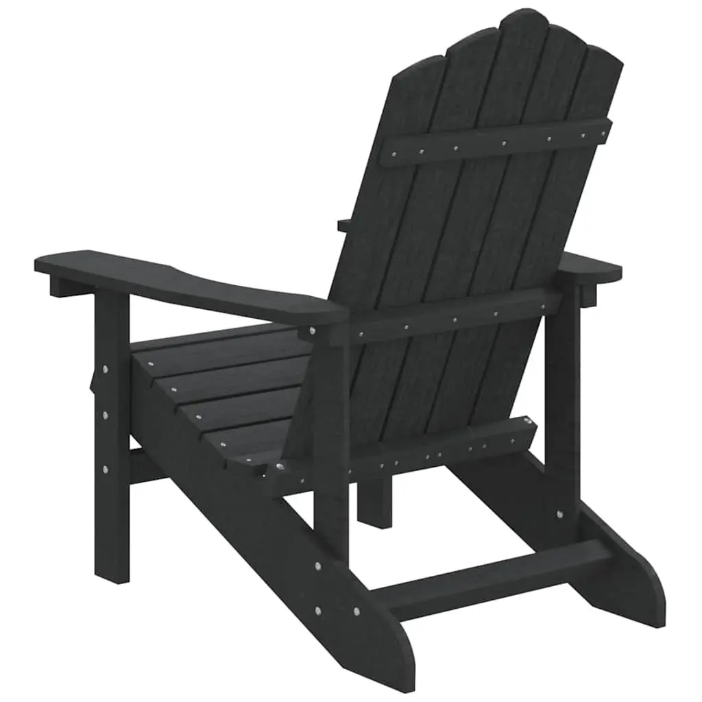 Adirondack Chair Outdoor Garden Patio Seating Weather Resistant Anthracite