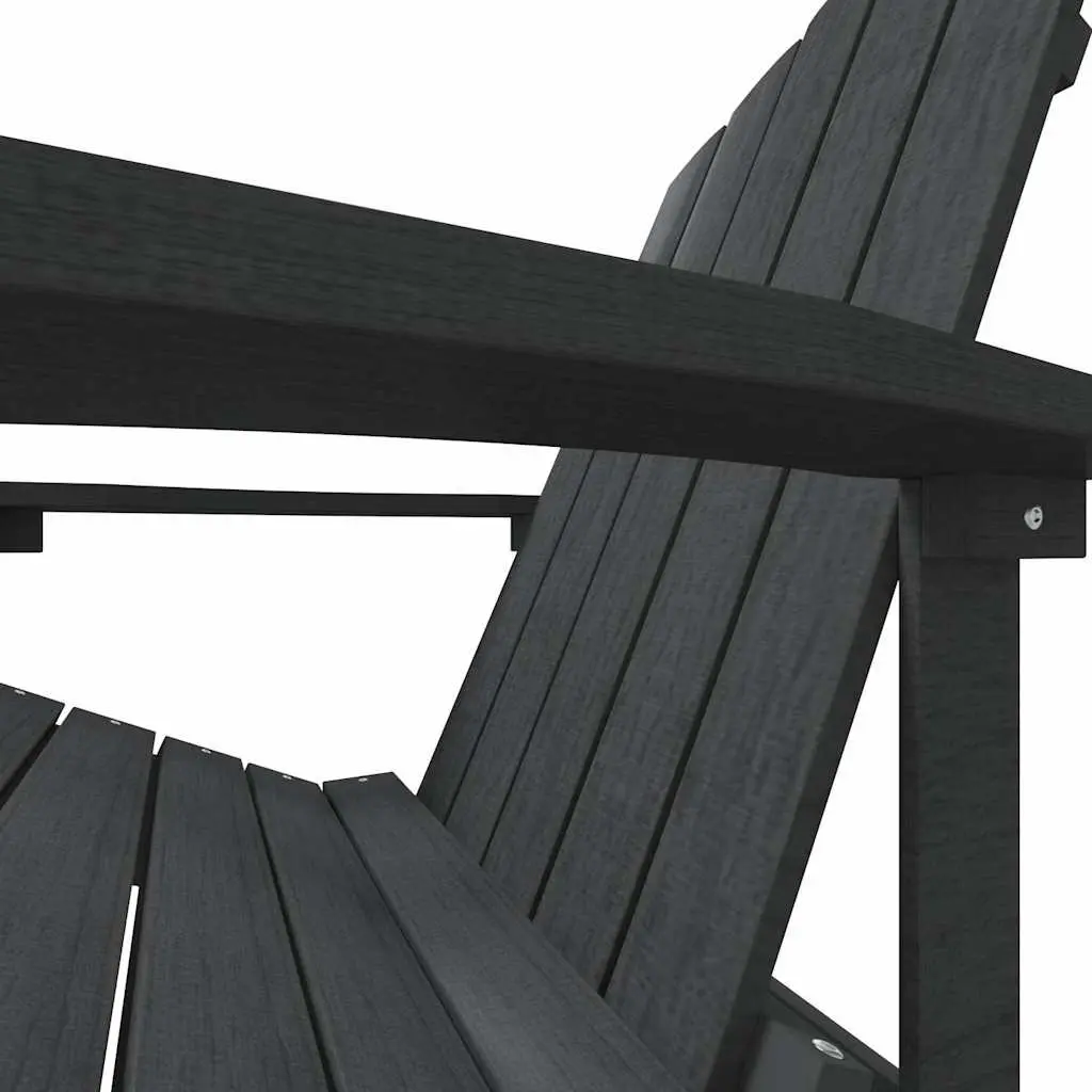 Adirondack Chair Outdoor Garden Patio Seating Weather Resistant Anthracite