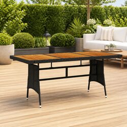 Practical Garden Dining Table with Weather Resistance