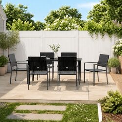 Practical and Stylish 7 Piece Garden Dining Set