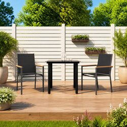 Reliable and Inviting Black Garden Dining Set for You