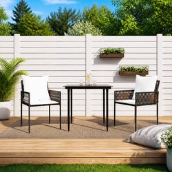 Comfortable 3-Piece Garden Dining Set for Your Home