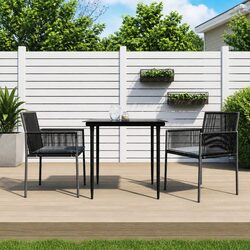 Comfortable 3-Piece Garden Dining Set for Your Outdoor Space