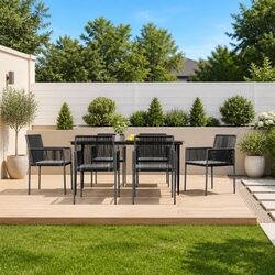 Comfortable and Reliable 7 Piece Garden Dining Set
