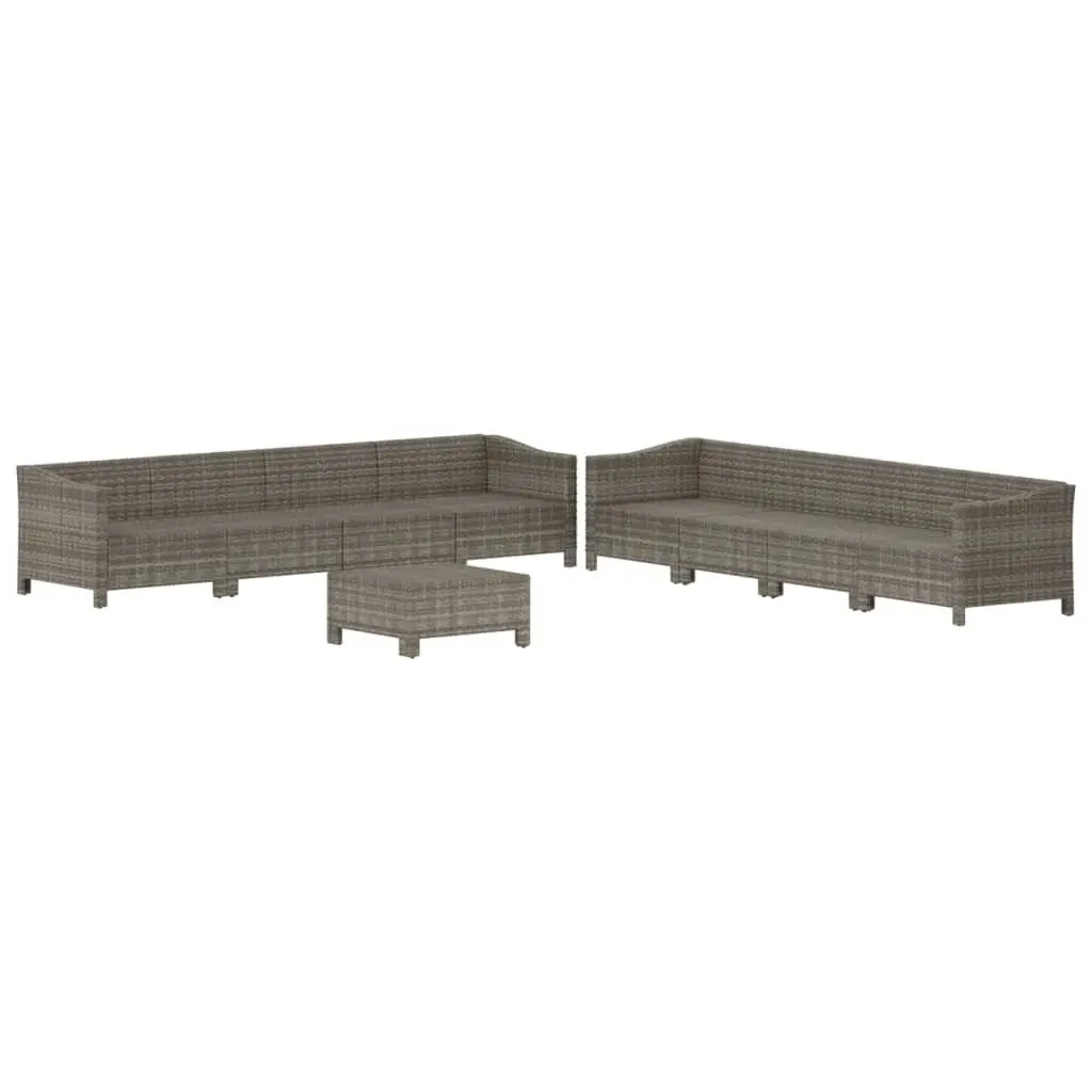 9 Piece Garden Lounge Set with Cushions