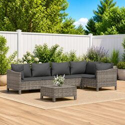 Comfortable and Practical 6 Piece Garden Lounge Set