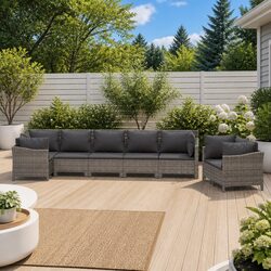 Practical and Stylish 8 Piece Outdoor Furniture Set