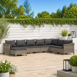 8-Piece Garden Lounge Set with Cushions: Quality Meets Comfort