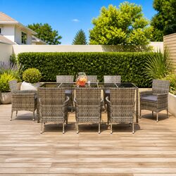 Reliable 9-Piece Outdoor Dining Set for All Occasions