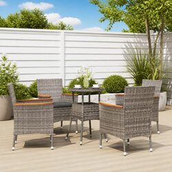 Comfortable and Durable 5-Piece Garden Bistro Set