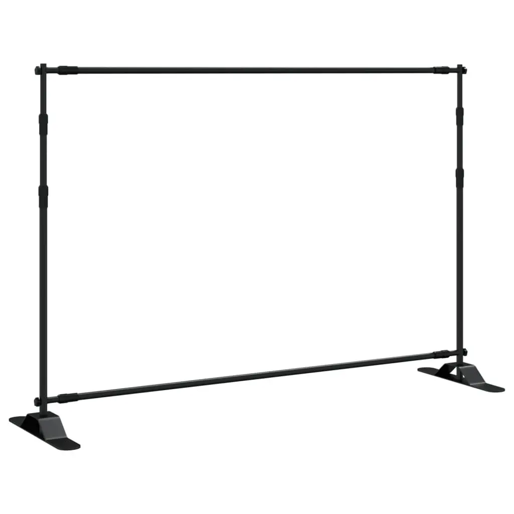 Adjustable Backdrop Stand Set in Black