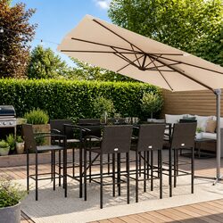 Reliable 9-Piece Garden Bar Set for Outdoor Spaces