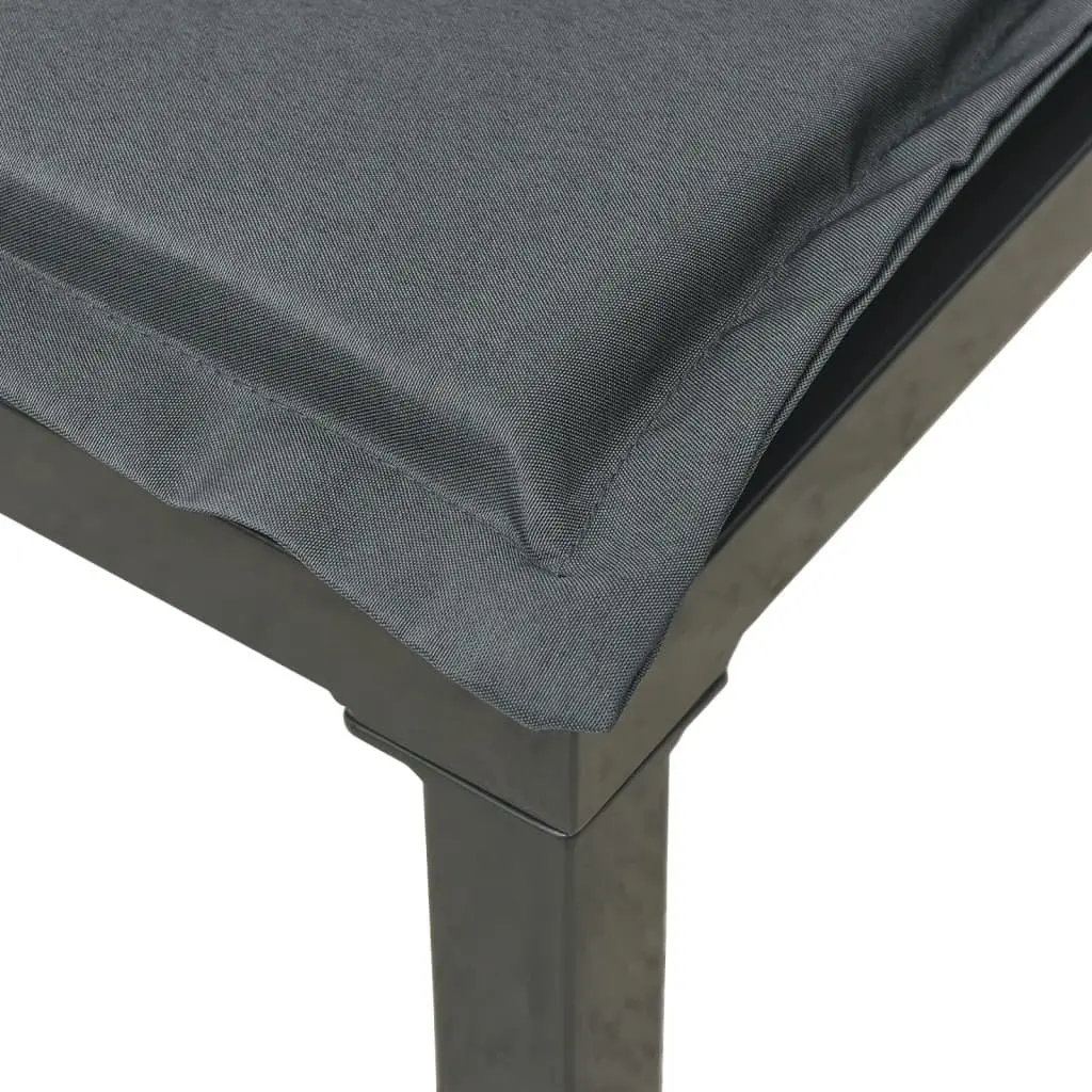 Garden Lounge Set Outdoor Relaxation 4 Piece Black Grey Poly Rattan Patio Furniture