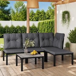 Comfortable 5 Piece Outdoor Lounge Set for Patio Relaxation