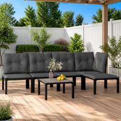 6 Piece Garden Lounge Set: Value and Comfort Combined