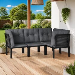 Comfort and Value in This 4 Piece Garden Lounge Set