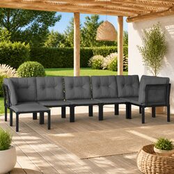 Comfortable 7 Piece Outdoor Lounge Set with Value