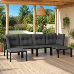 Warm 6-Piece Garden Lounge Set with Great Value