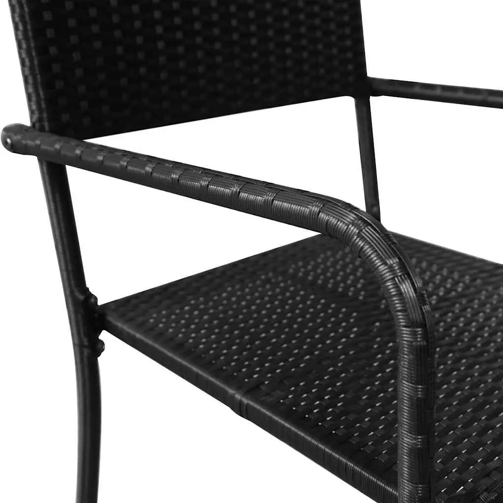 4 Stackable Outdoor Dining Chairs