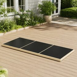 Reliable Black Tempered Glass Table Top Set - 4 Pieces